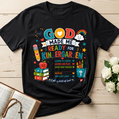 God Made Me Ready For Kindergarten 01