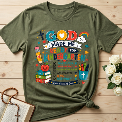God Made Me Ready For Kindergarten 01