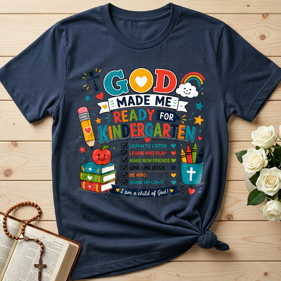 God Made Me Ready For Kindergarten 01