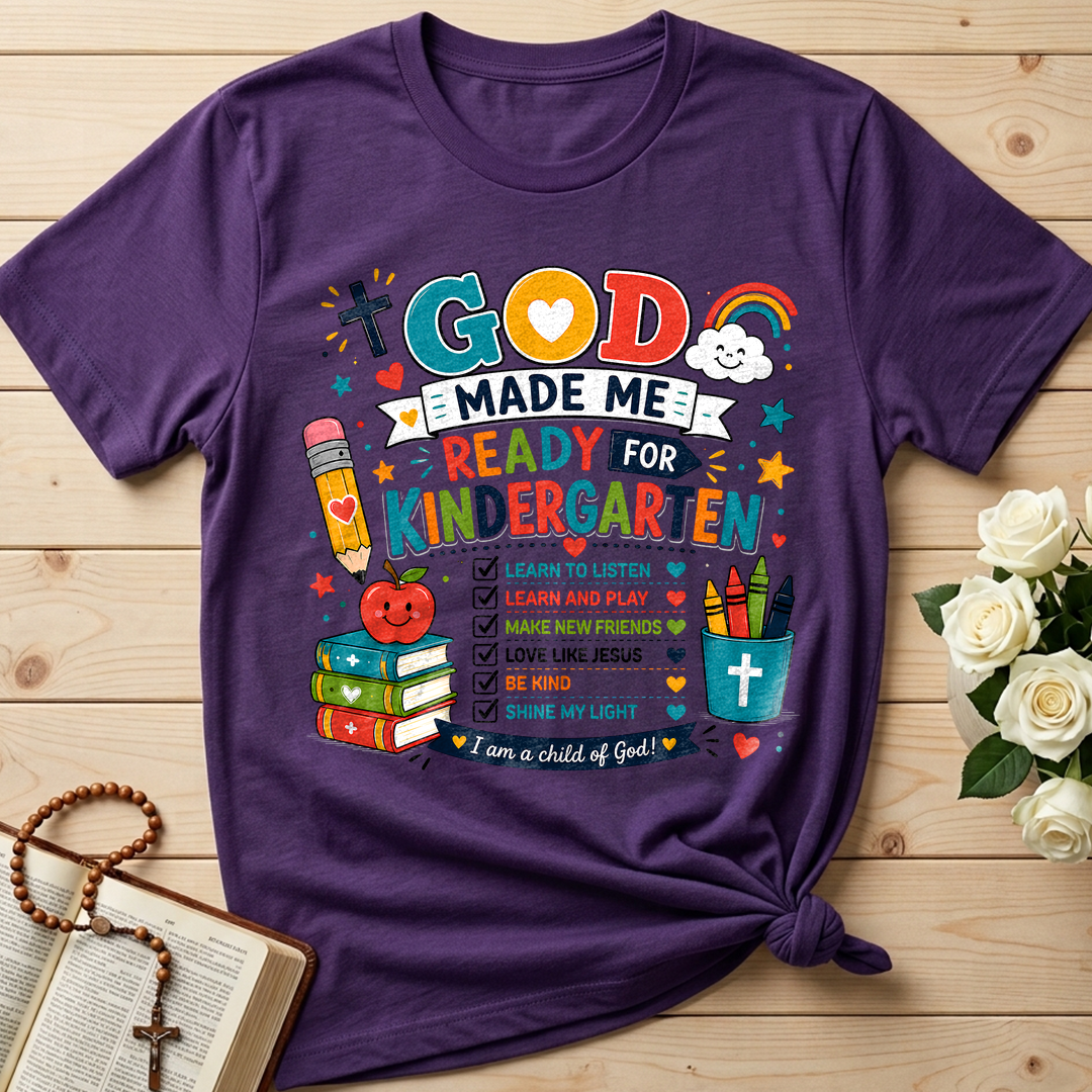 God Made Me Ready For Kindergarten 01