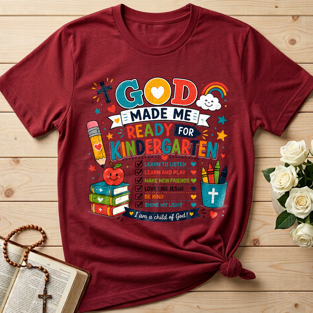 God Made Me Ready For Kindergarten 01