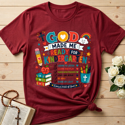 God Made Me Ready For Kindergarten 01