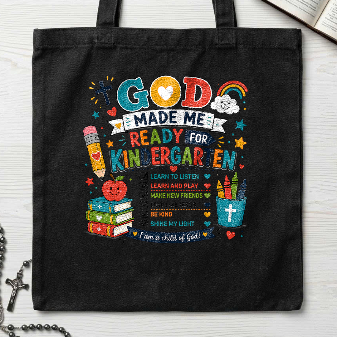 God Made Me Ready For Kindergarten 01