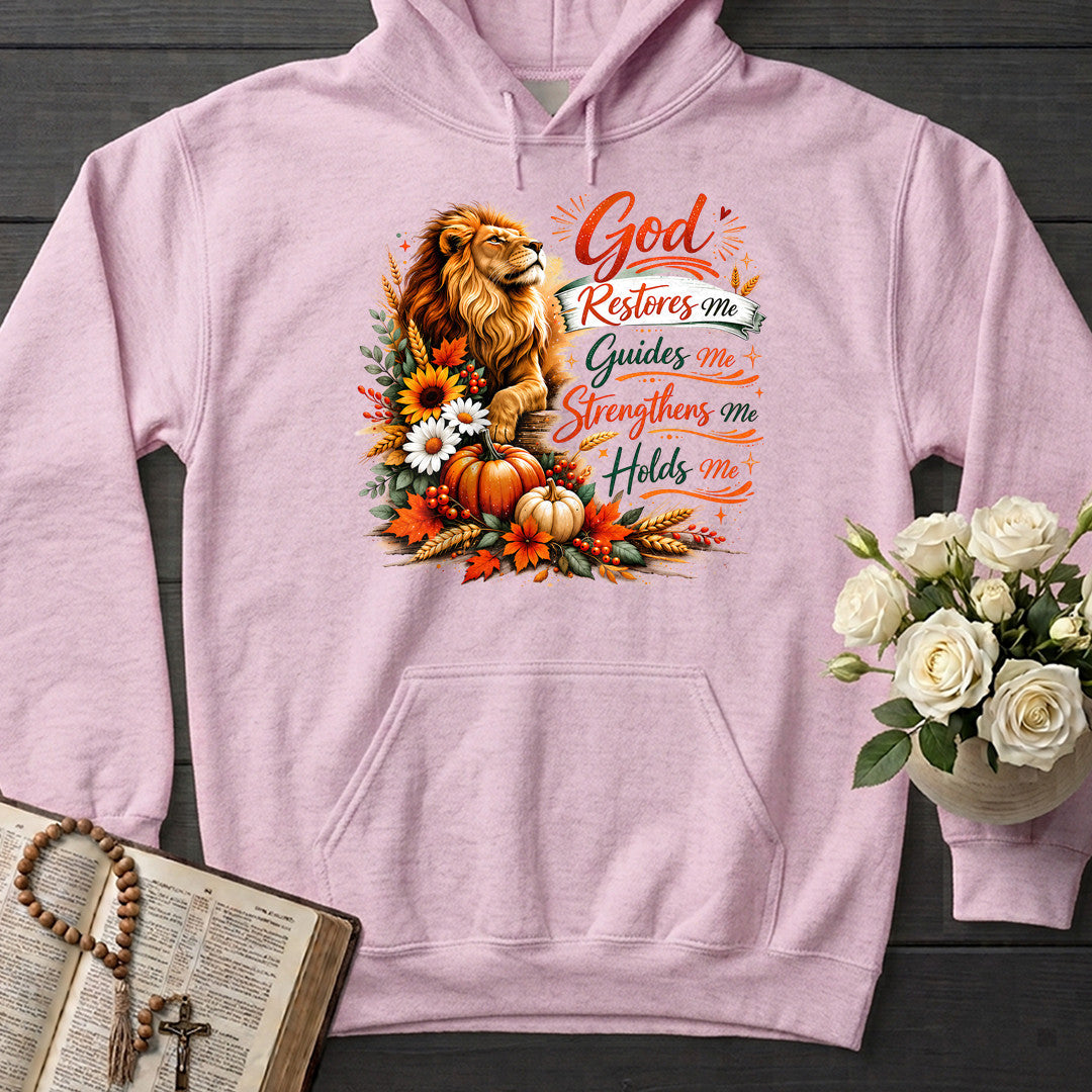 God Restores Me Guides Me Strengthens Me Holds Me 01