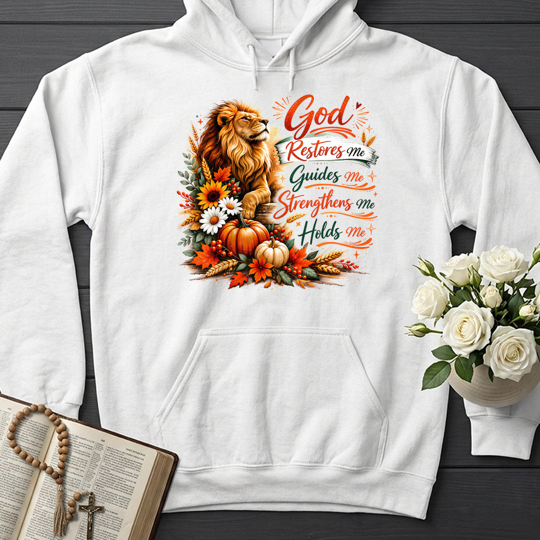 God Restores Me Guides Me Strengthens Me Holds Me 01