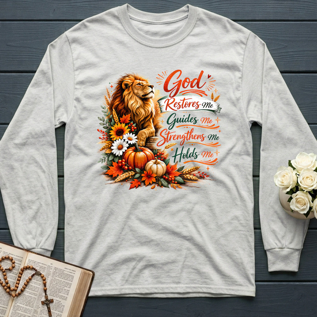 God Restores Me Guides Me Strengthens Me Holds Me 01