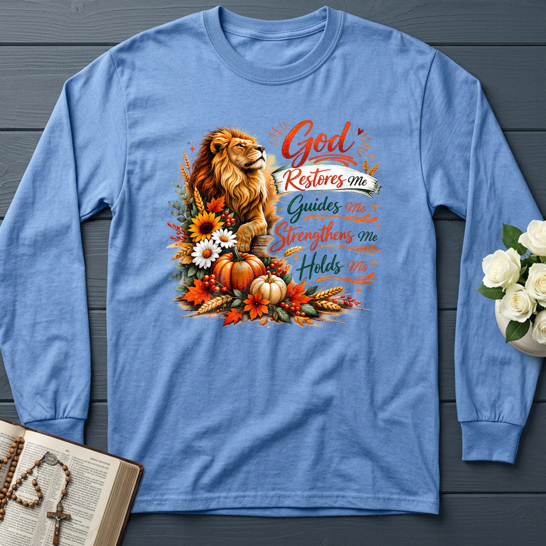 God Restores Me Guides Me Strengthens Me Holds Me 01