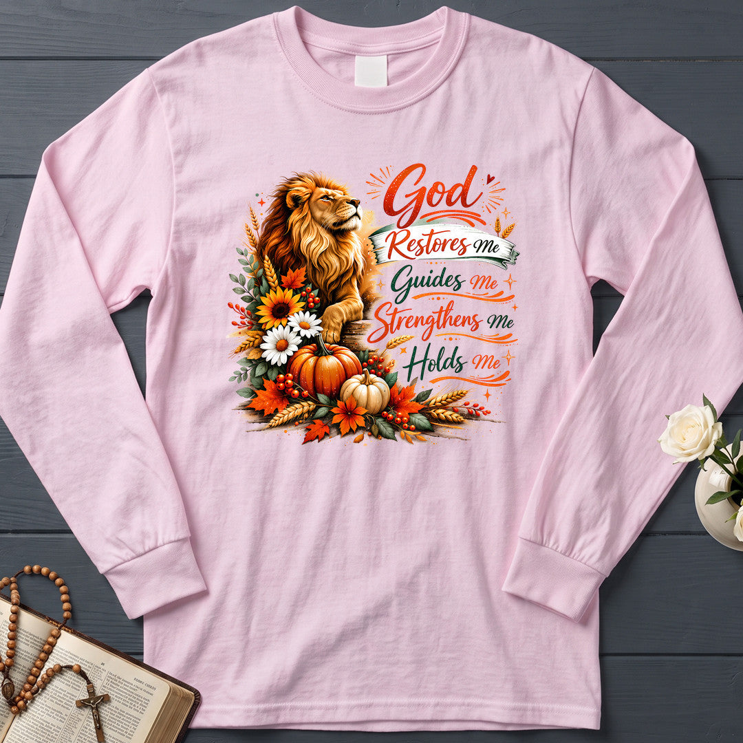God Restores Me Guides Me Strengthens Me Holds Me 01