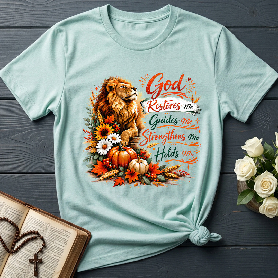 God Restores Me Guides Me Strengthens Me Holds Me 01