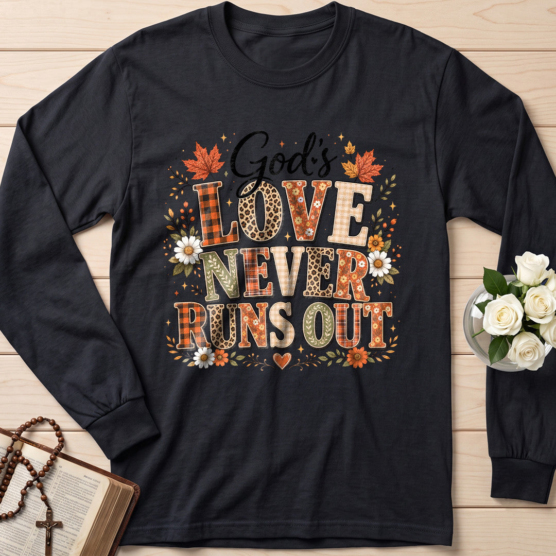 God's Love Never Runs Out 01
