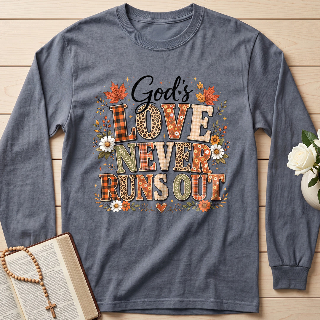 God's Love Never Runs Out 01