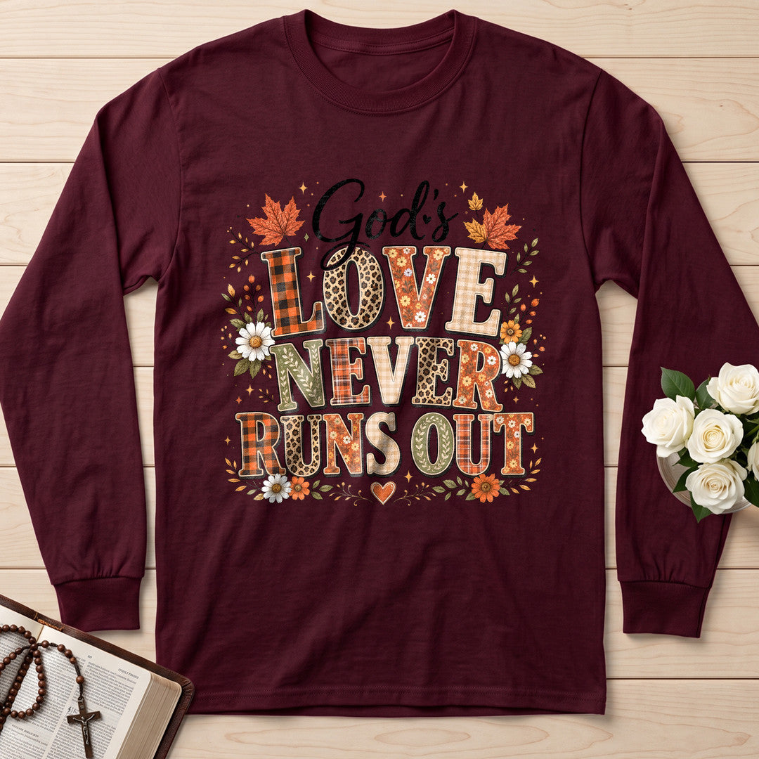 God's Love Never Runs Out 01