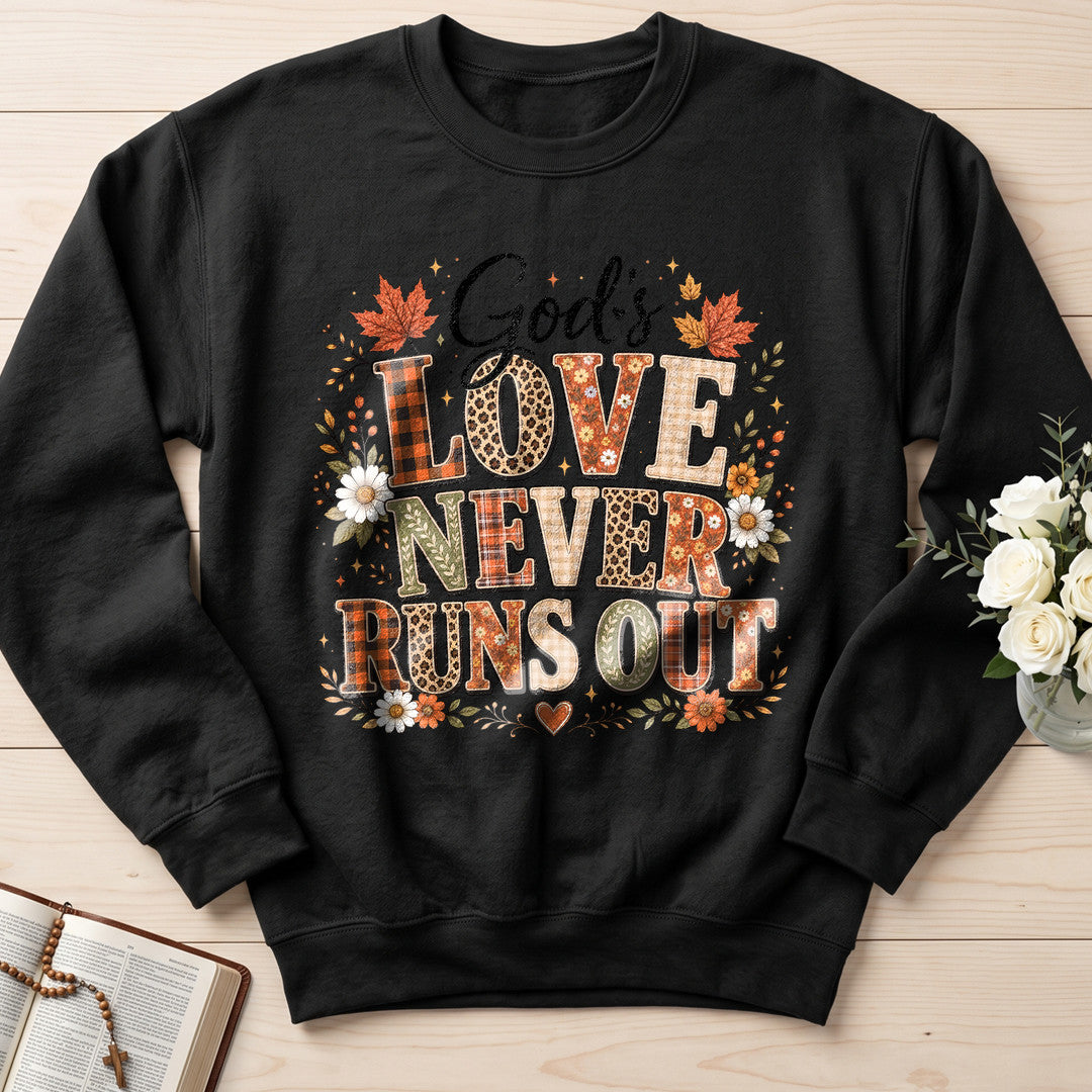 God's Love Never Runs Out 01