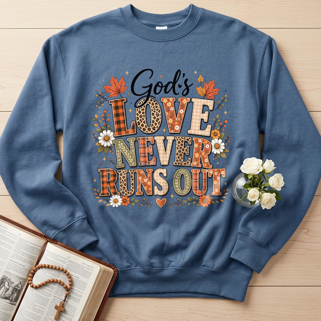 God's Love Never Runs Out 01