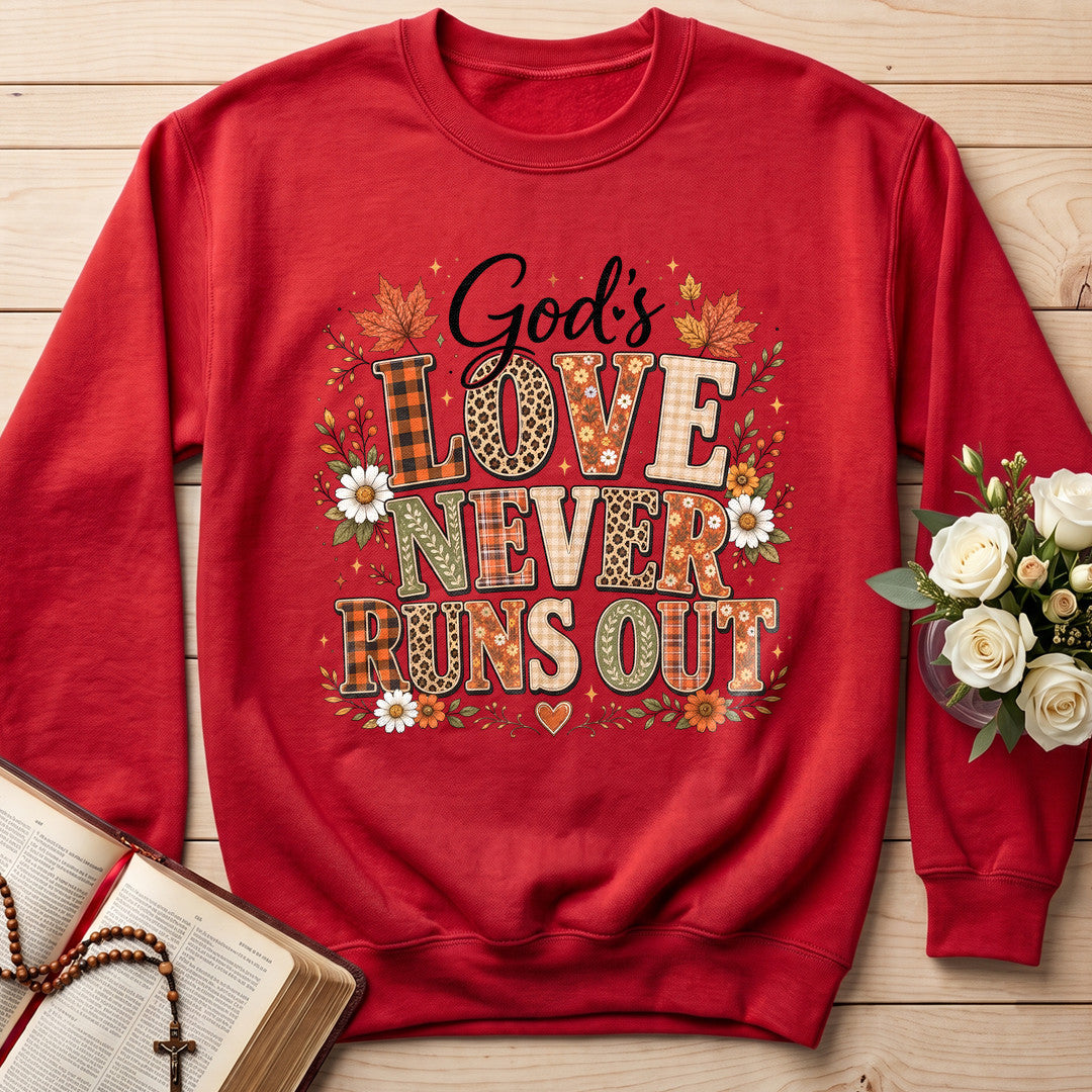 God's Love Never Runs Out 01