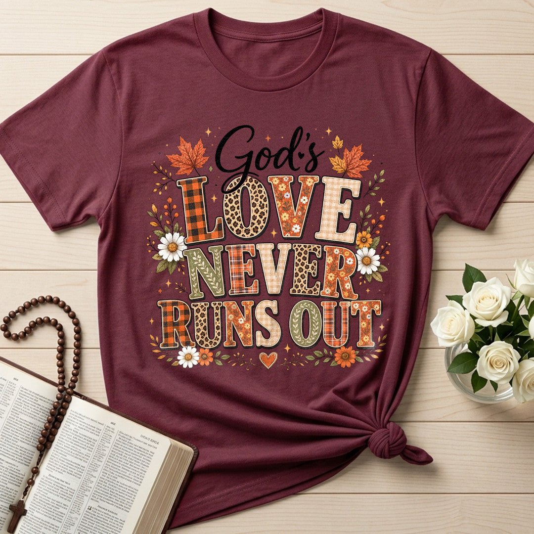 God's Love Never Runs Out 01