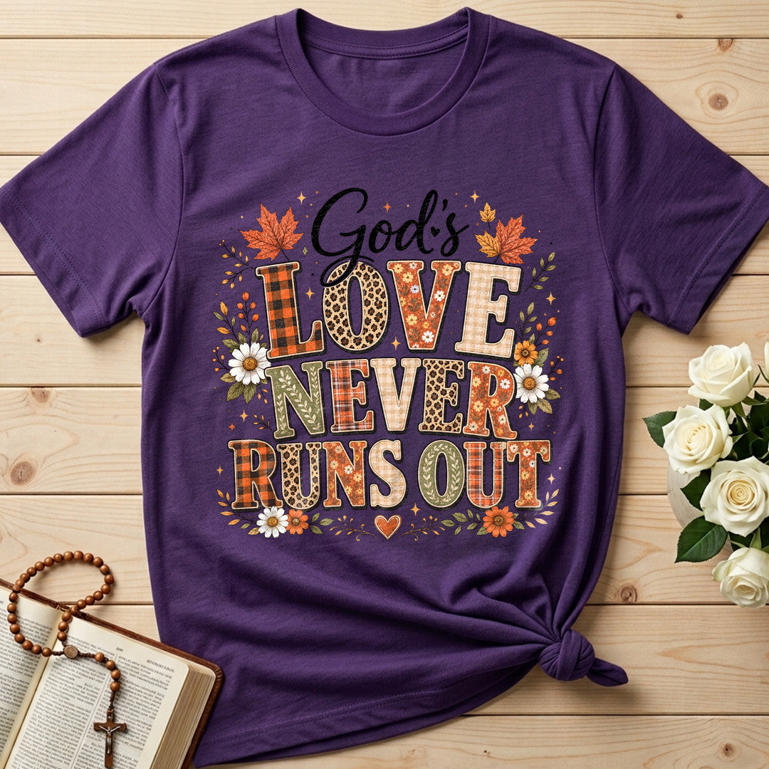 God's Love Never Runs Out 01