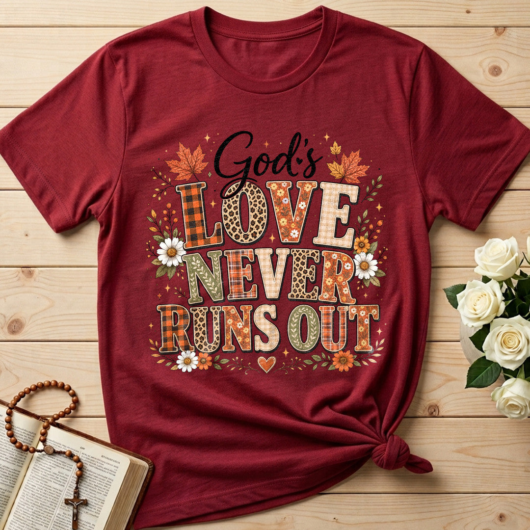 God's Love Never Runs Out 01