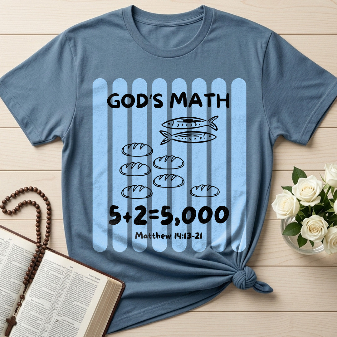 God's Math 5+2=5000 Matthew 14.13-21 01