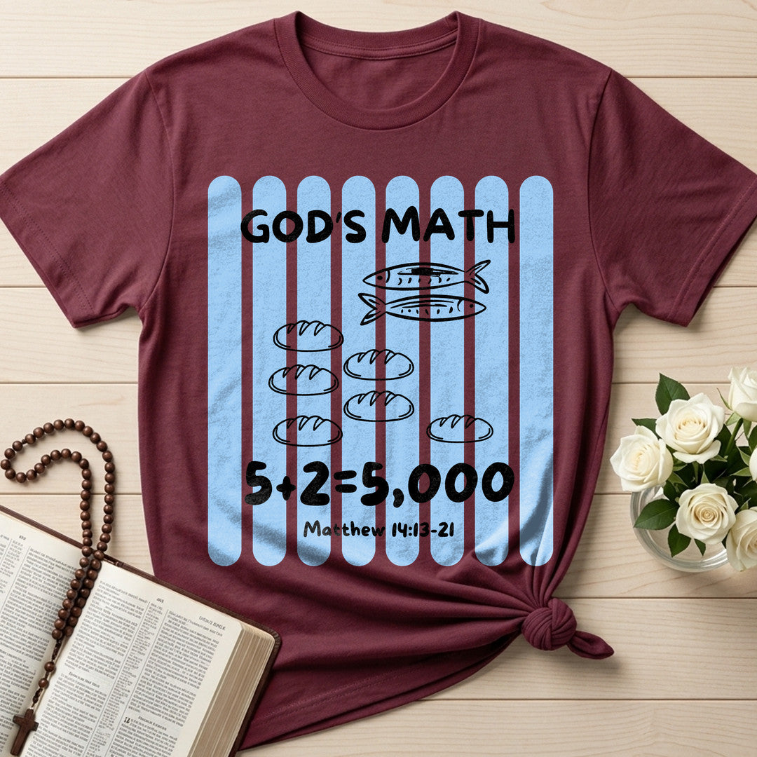 God's Math 5+2=5000 Matthew 14.13-21 01