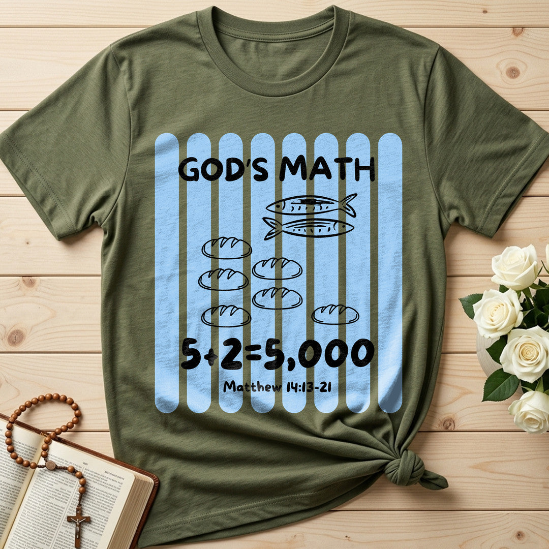 God's Math 5+2=5000 Matthew 14.13-21 01