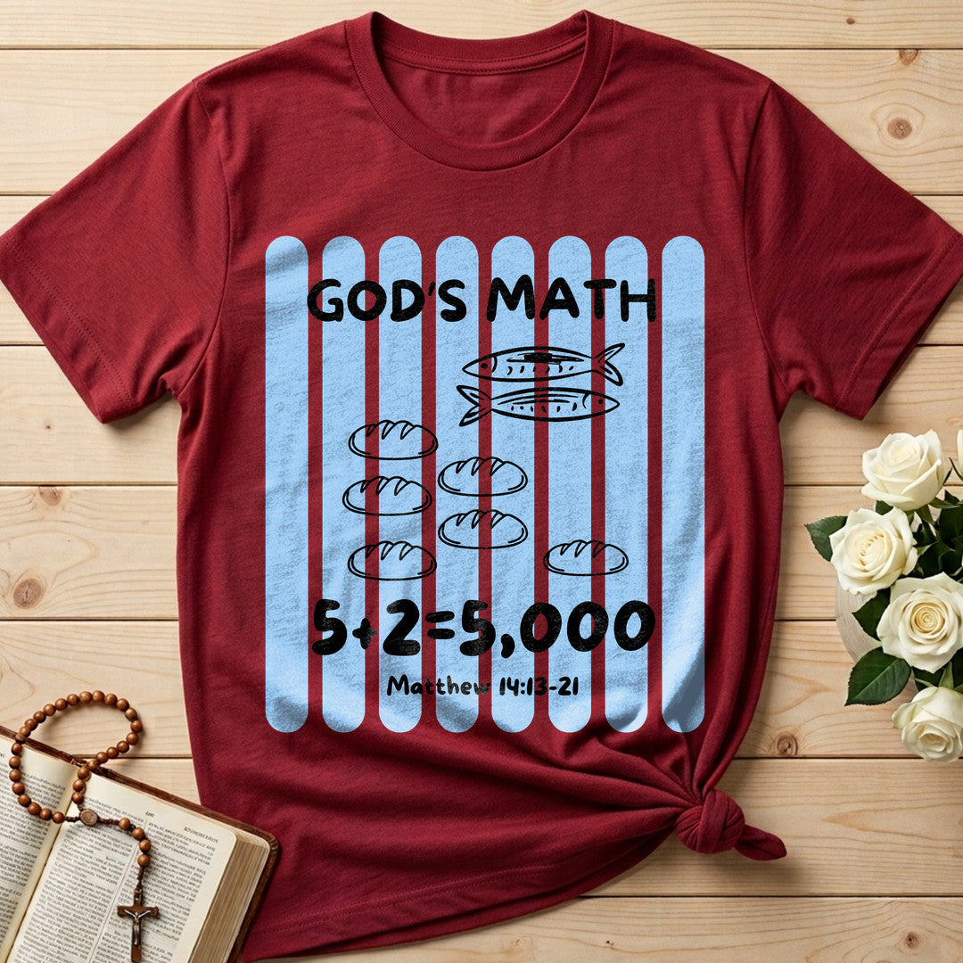 God's Math 5+2=5000 Matthew 14.13-21 01