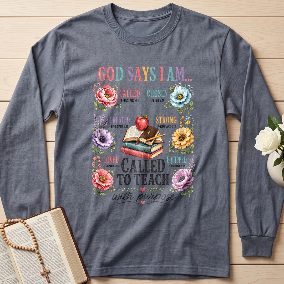 God Says I Am Called To Teach With Purpose 01