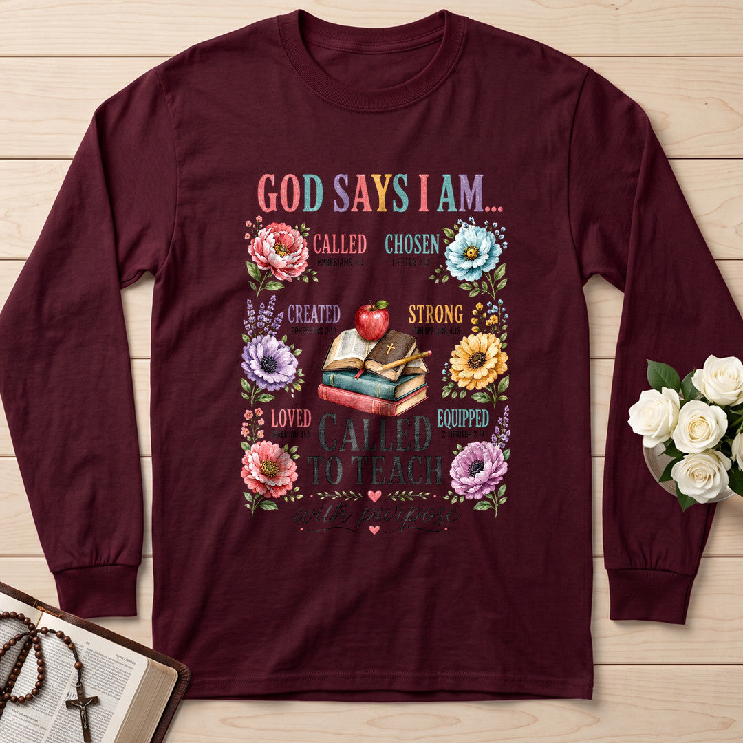 God Says I Am Called To Teach With Purpose 01