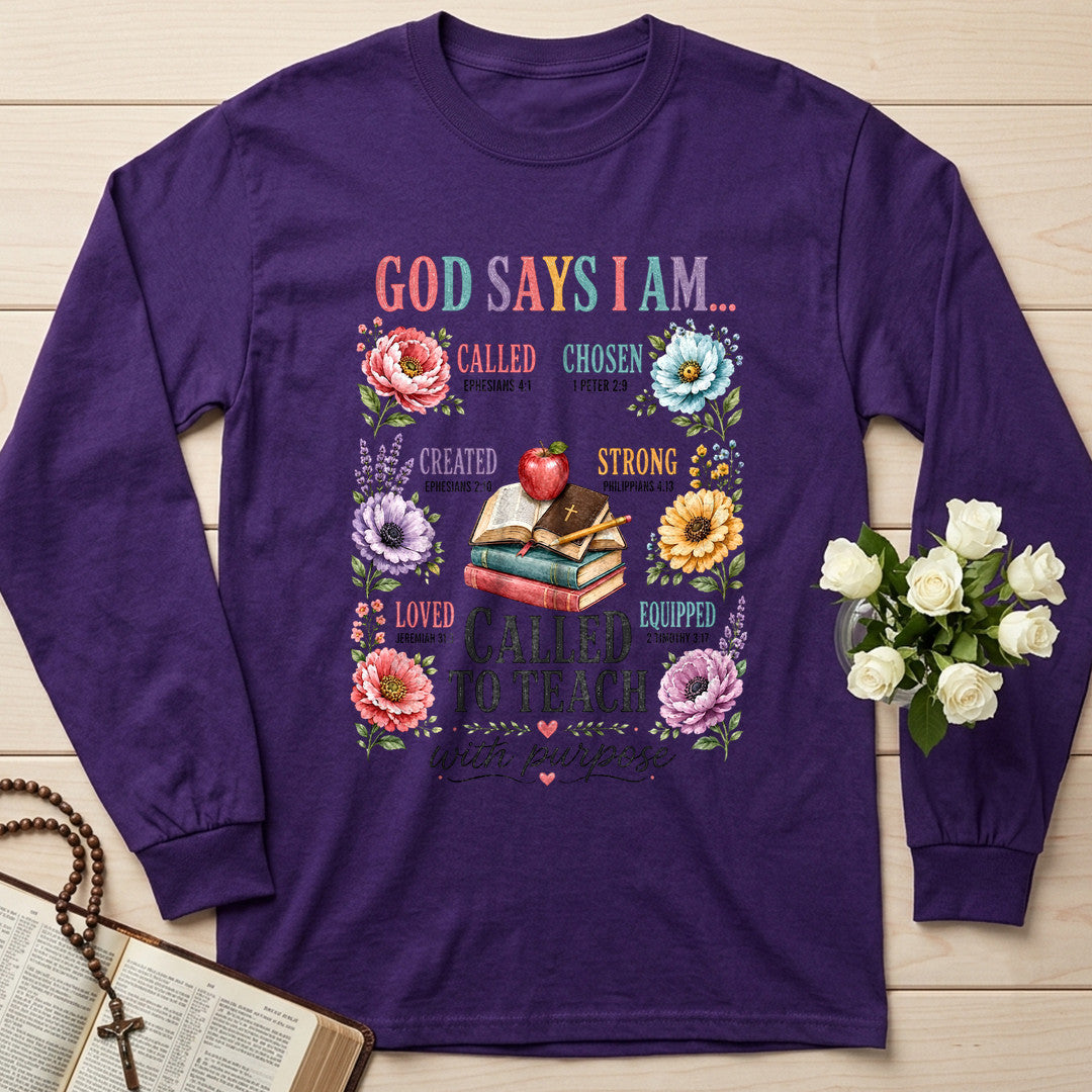 God Says I Am Called To Teach With Purpose 01