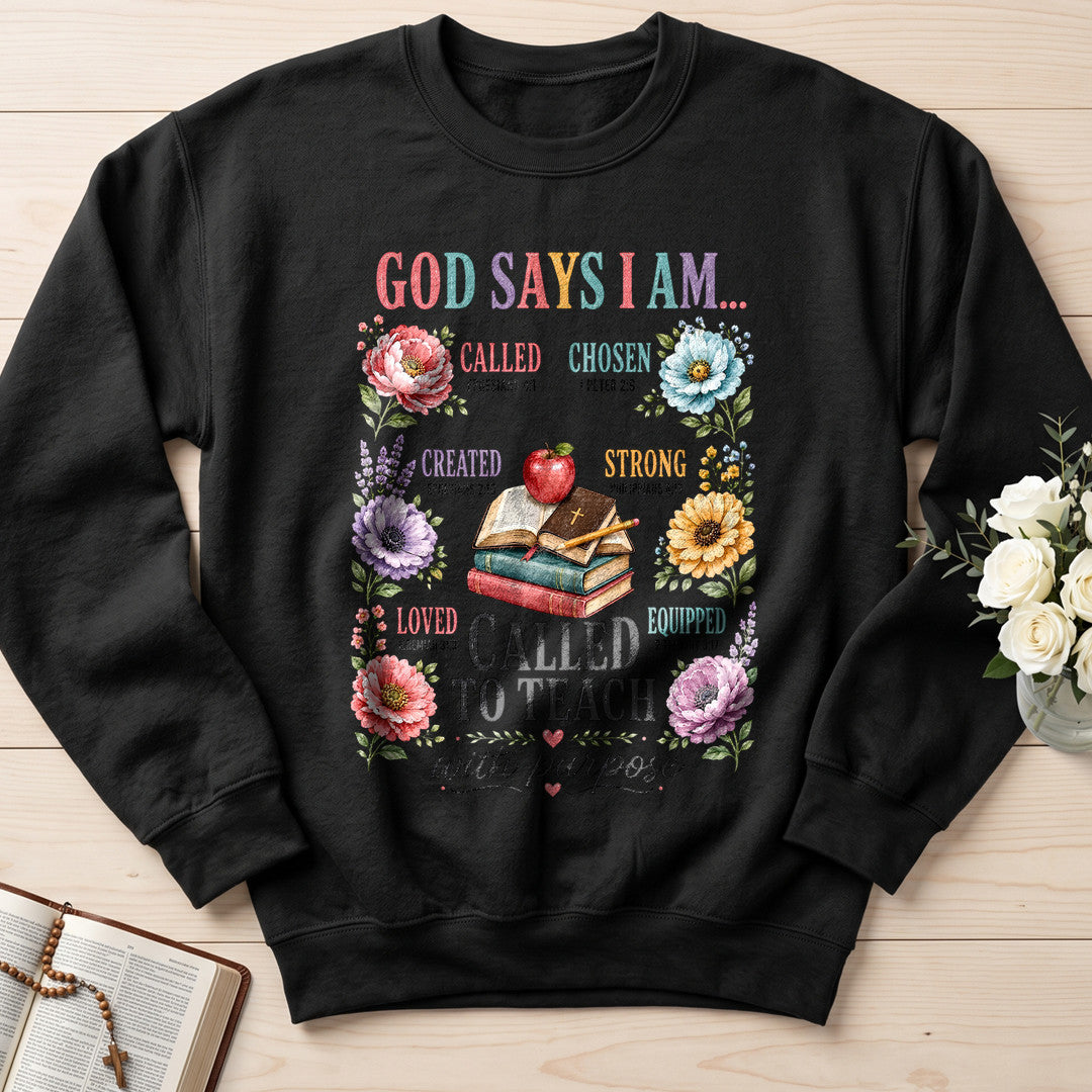God Says I Am Called To Teach With Purpose 01