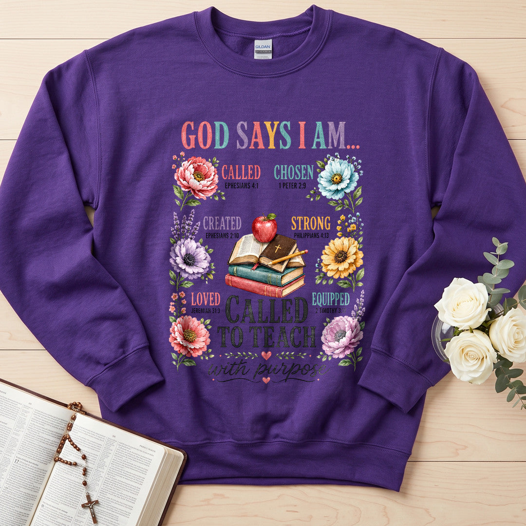 God Says I Am Called To Teach With Purpose 01