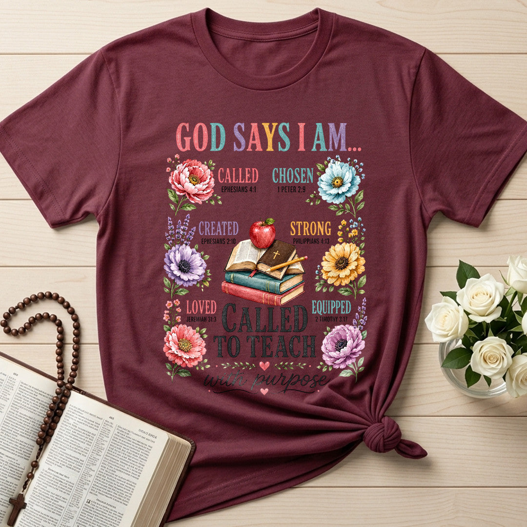 God Says I Am Called To Teach With Purpose 01
