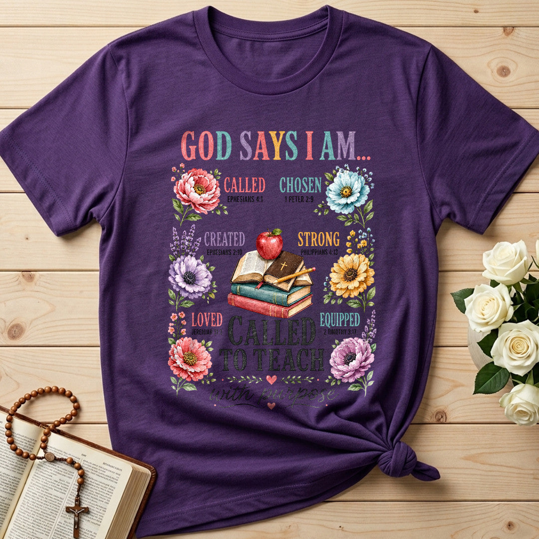 God Says I Am Called To Teach With Purpose 01