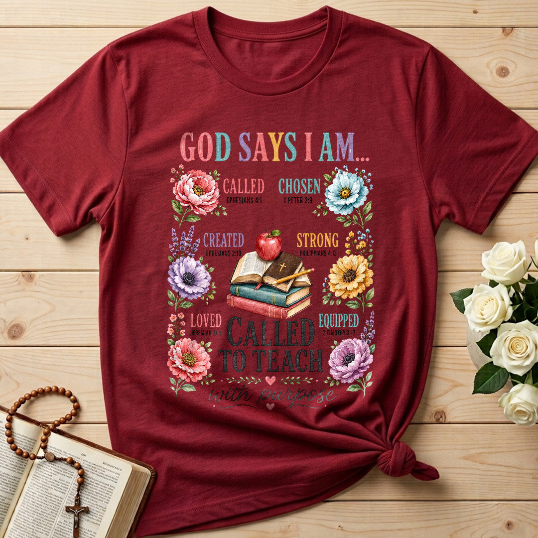 God Says I Am Called To Teach With Purpose 01