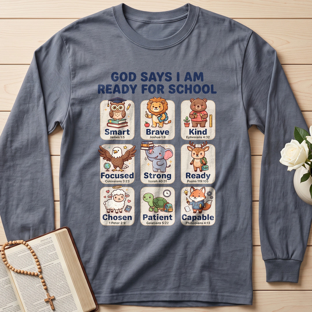 God Says I Am Ready For School 01