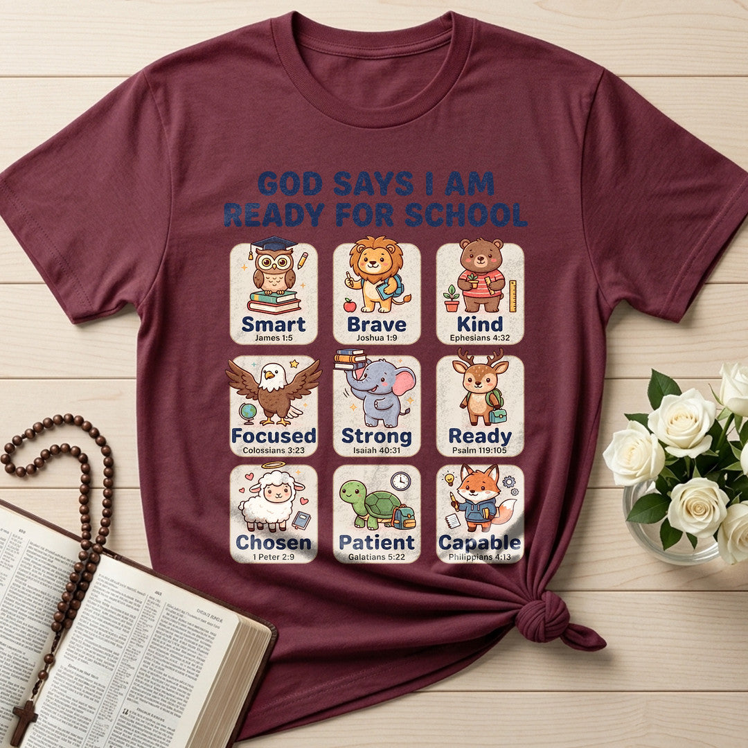 God Says I Am Ready For School 01
