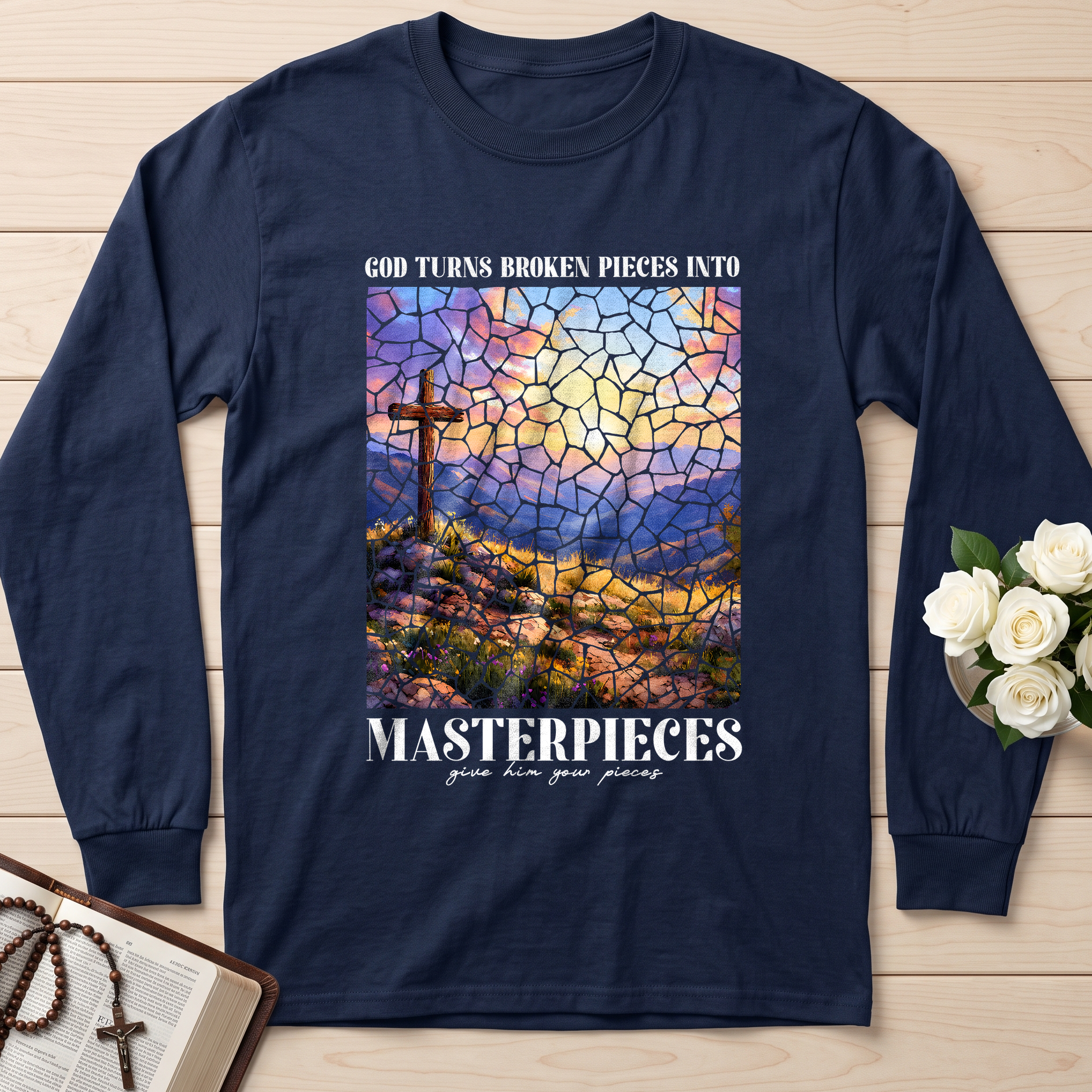 God Turns Broken Pieces Into Masterpieces Give Him Your Pieces 02