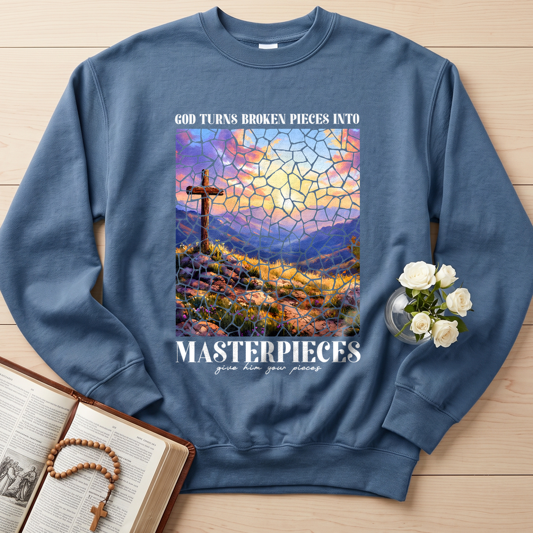 God Turns Broken Pieces Into Masterpieces Give Him Your Pieces 02