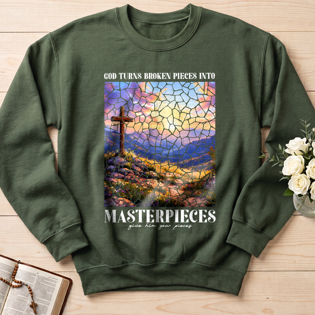 God Turns Broken Pieces Into Masterpieces Give Him Your Pieces 02