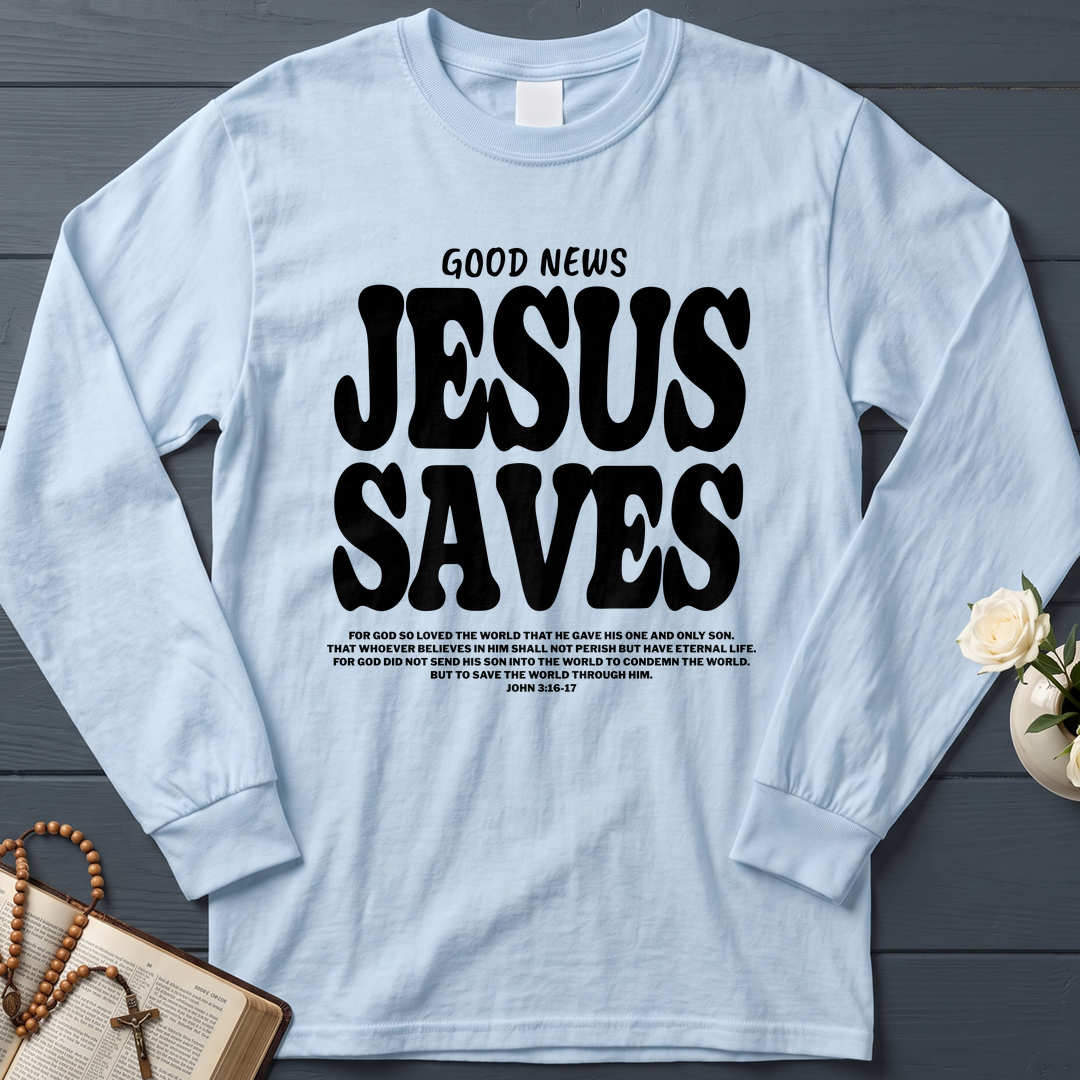 Good News Jesus Saves John 3.16-17 01