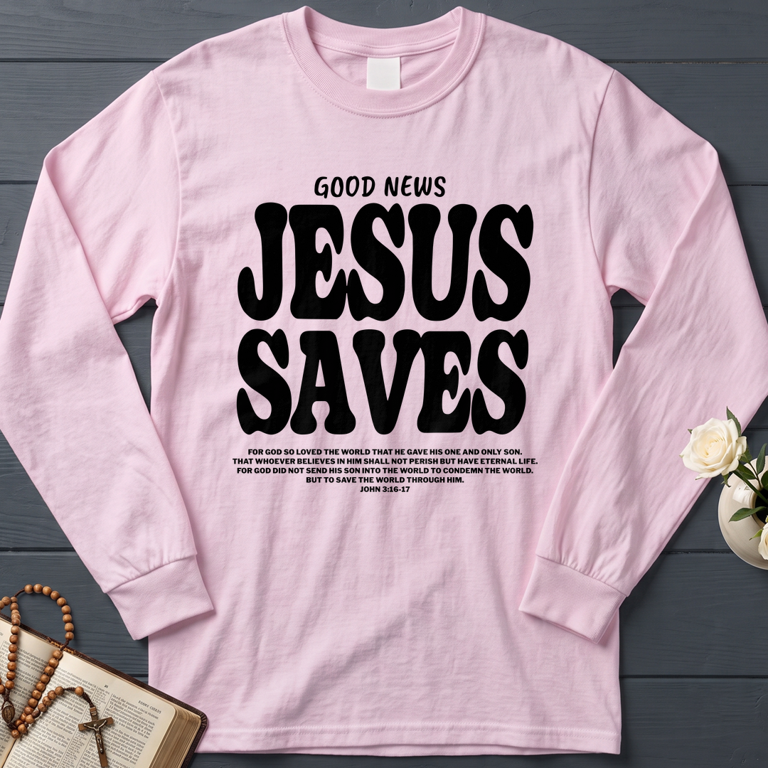 Good News Jesus Saves John 3.16-17 01