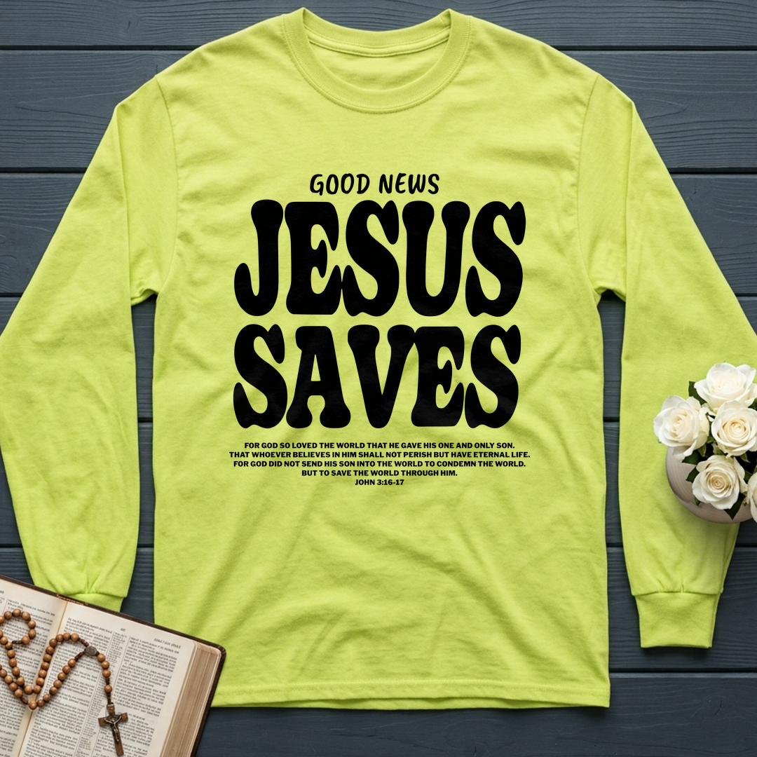 Good News Jesus Saves John 3.16-17 01