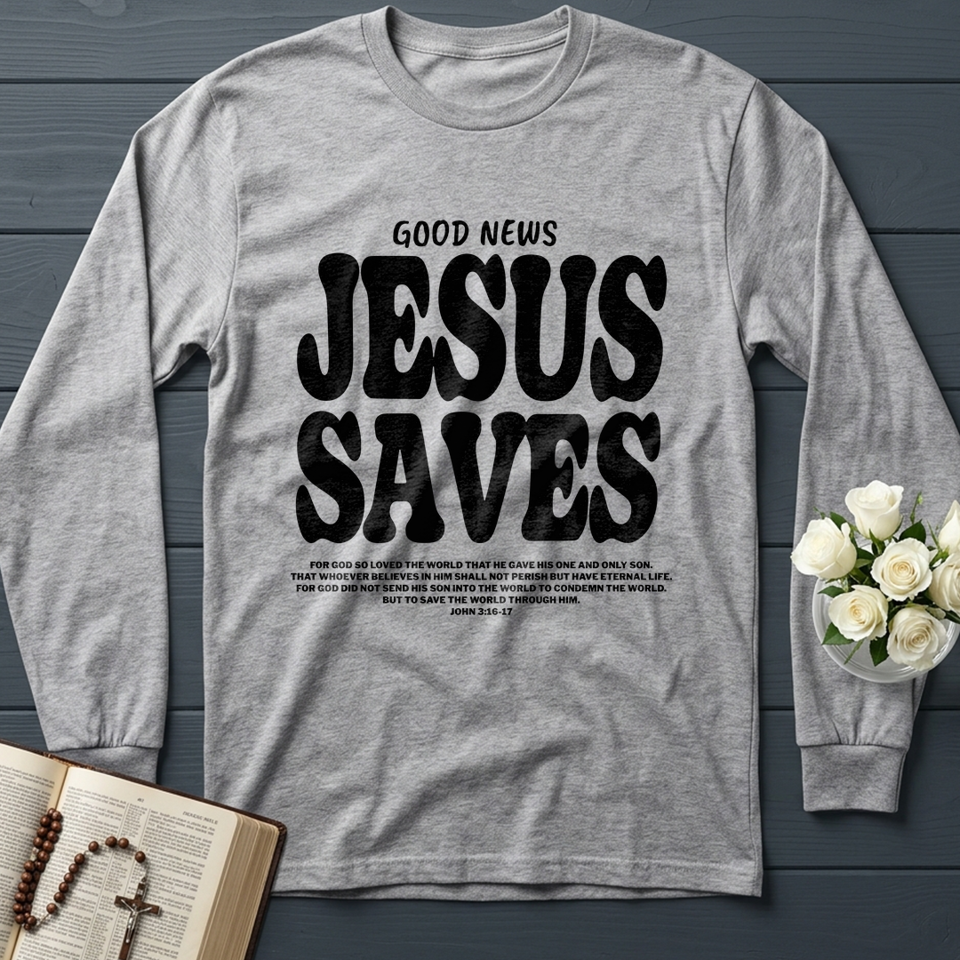 Good News Jesus Saves John 3.16-17 01