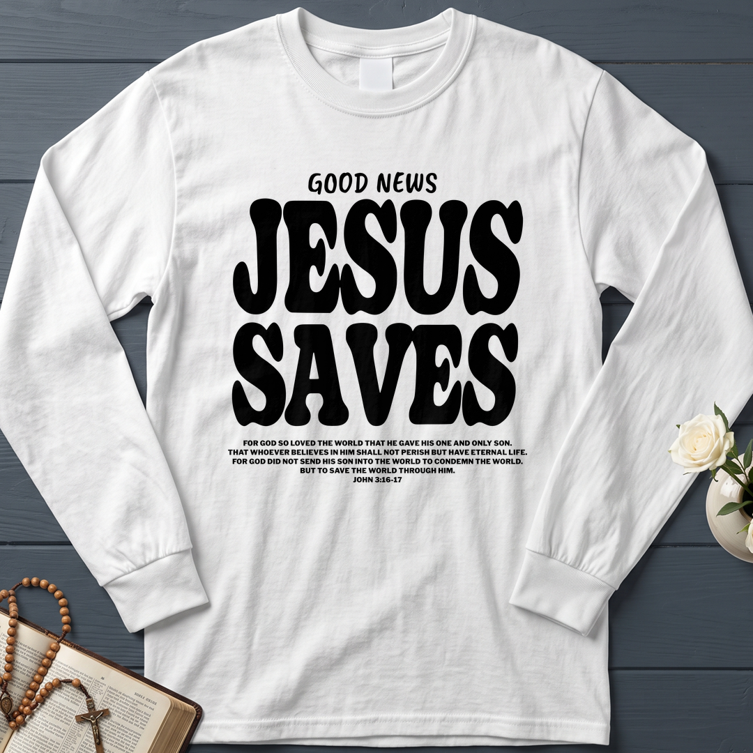 Good News Jesus Saves John 3.16-17 01