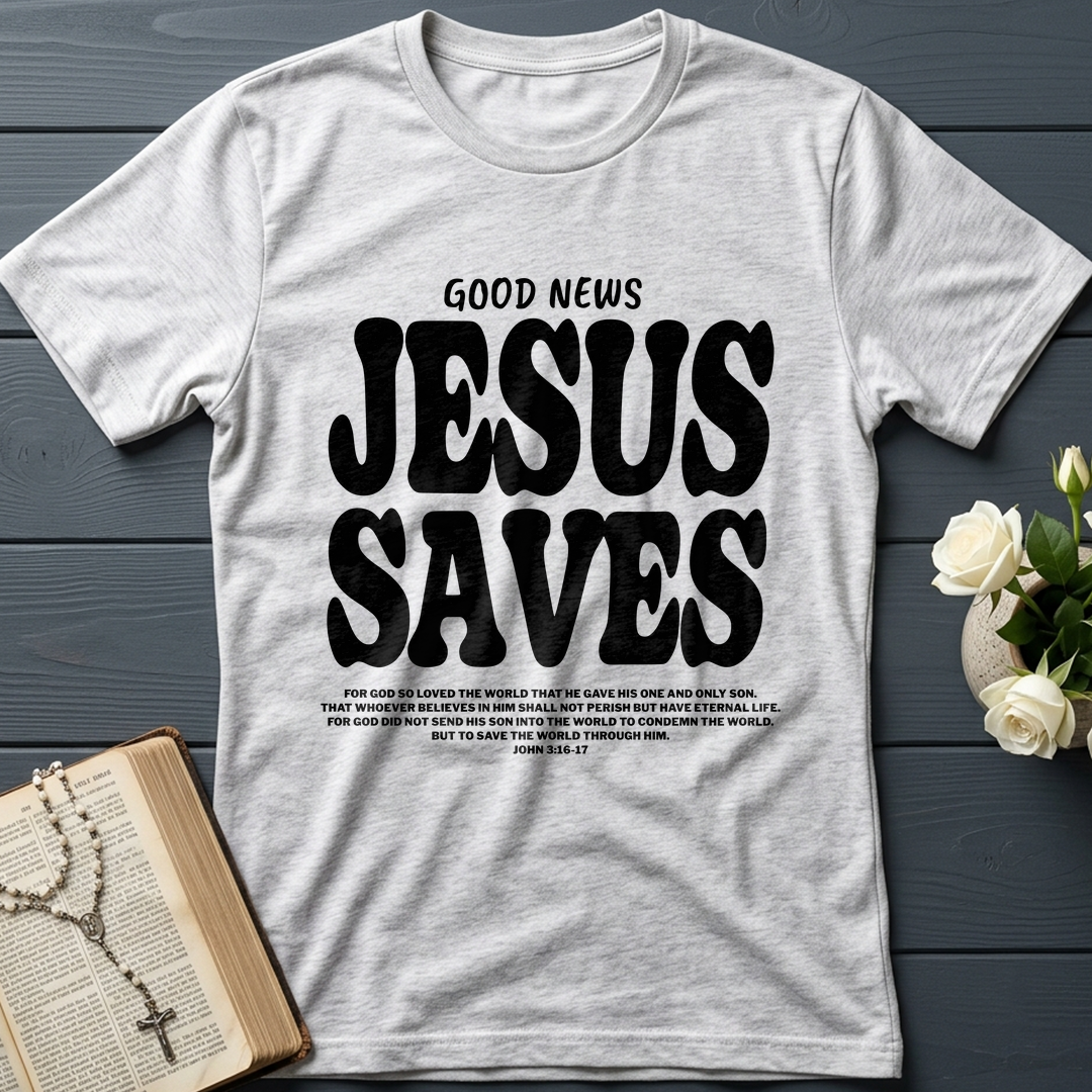 Good News Jesus Saves John 3.16-17 01