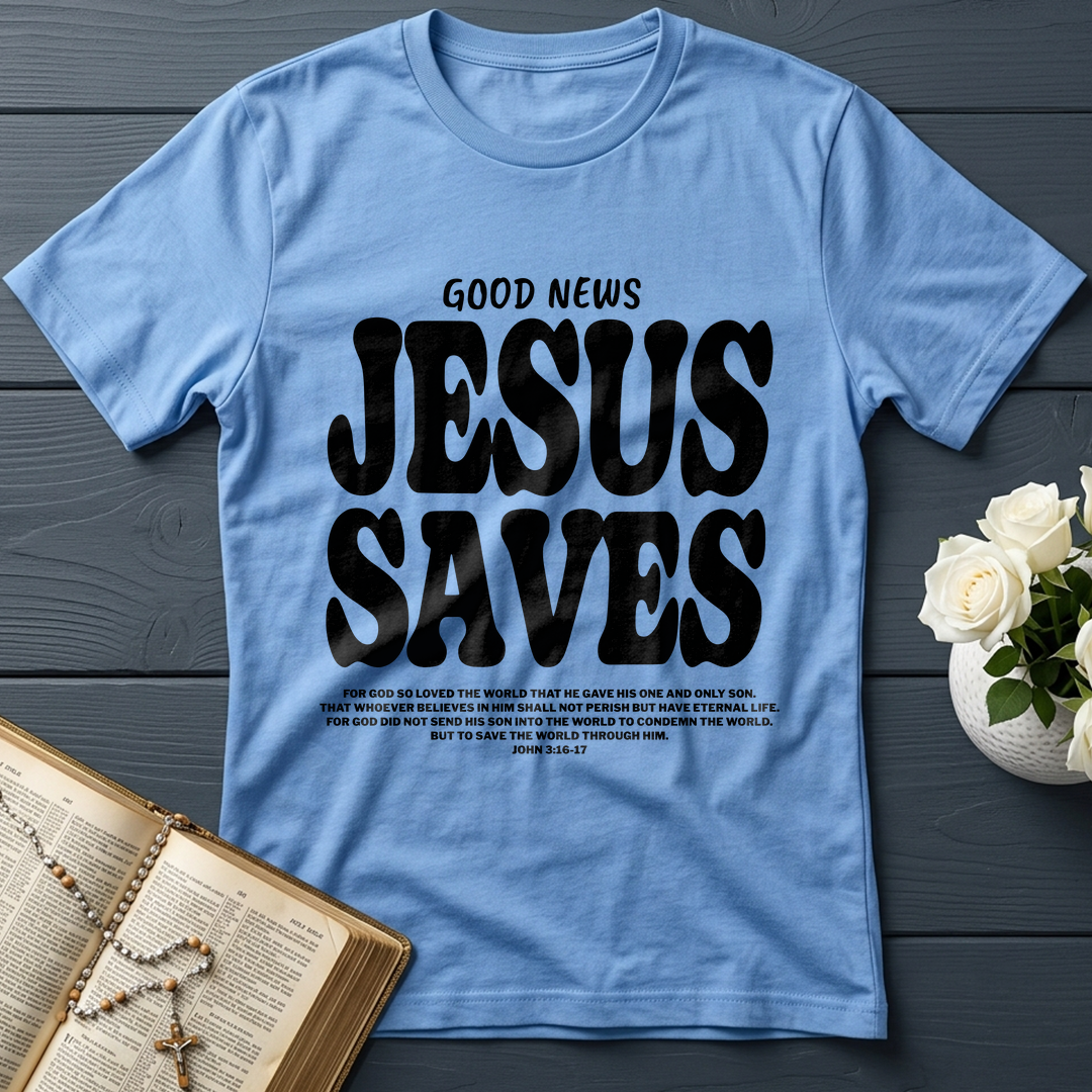 Good News Jesus Saves John 3.16-17 01