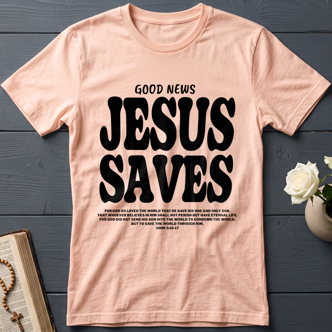 Good News Jesus Saves John 3.16-17 01