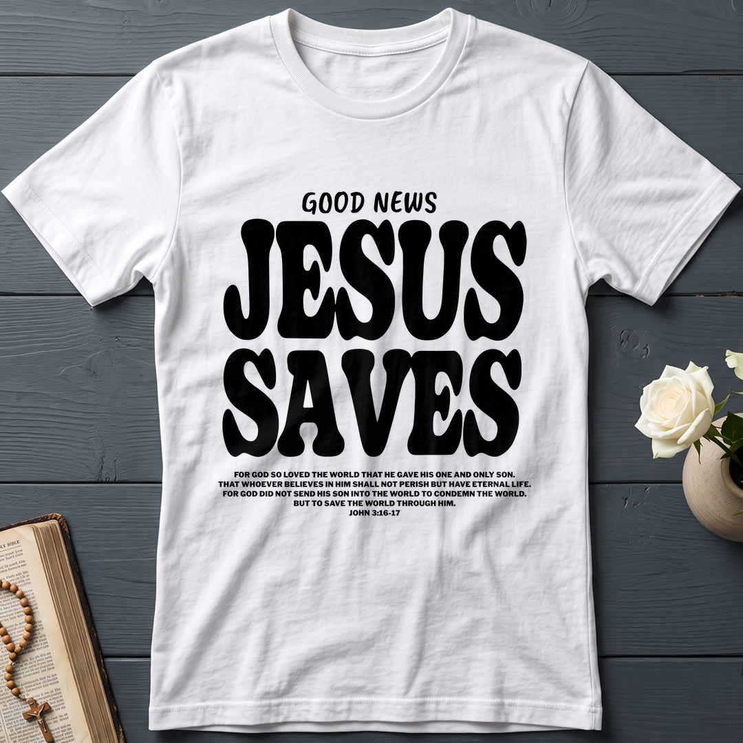 Good News Jesus Saves John 3.16-17 01
