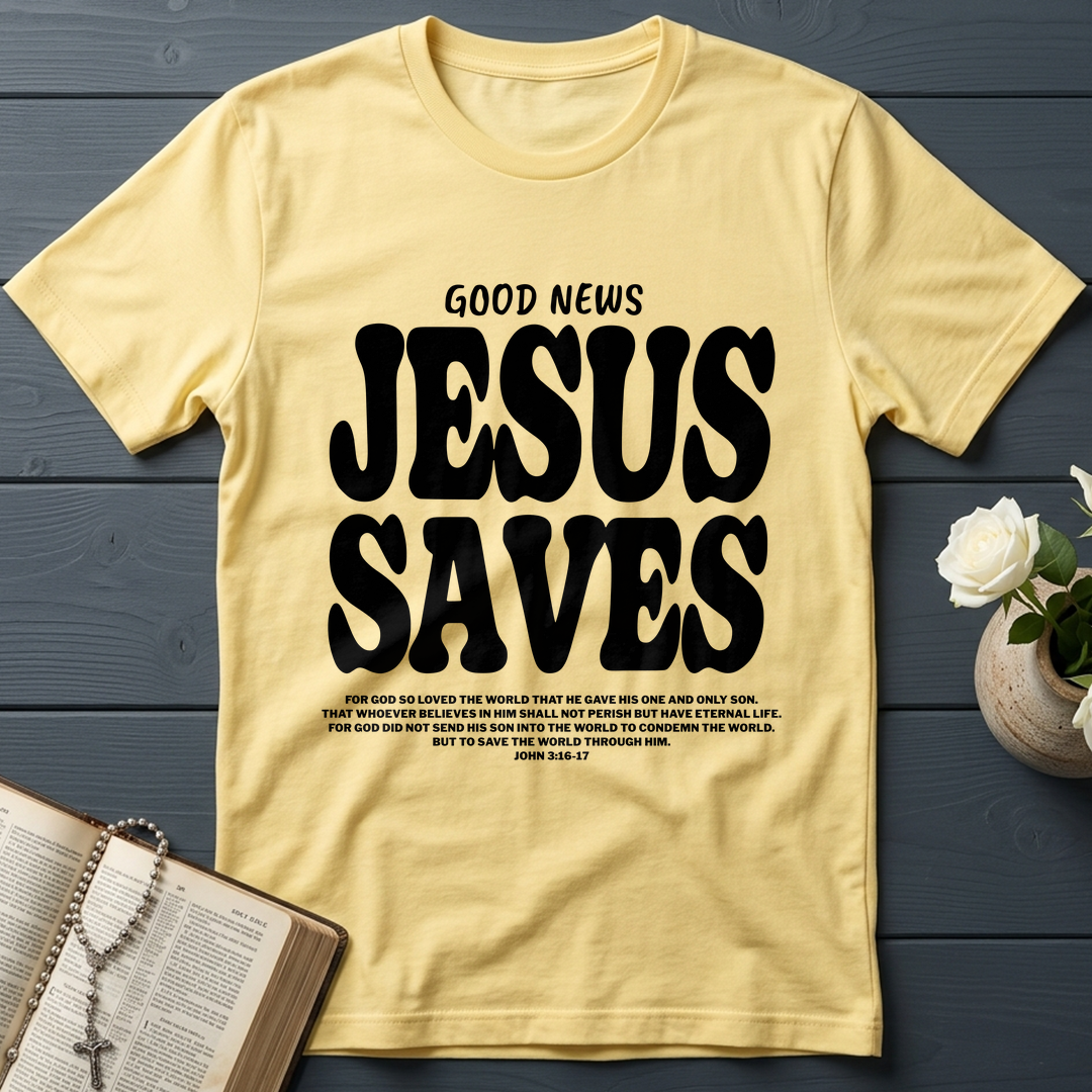 Good News Jesus Saves John 3.16-17 01