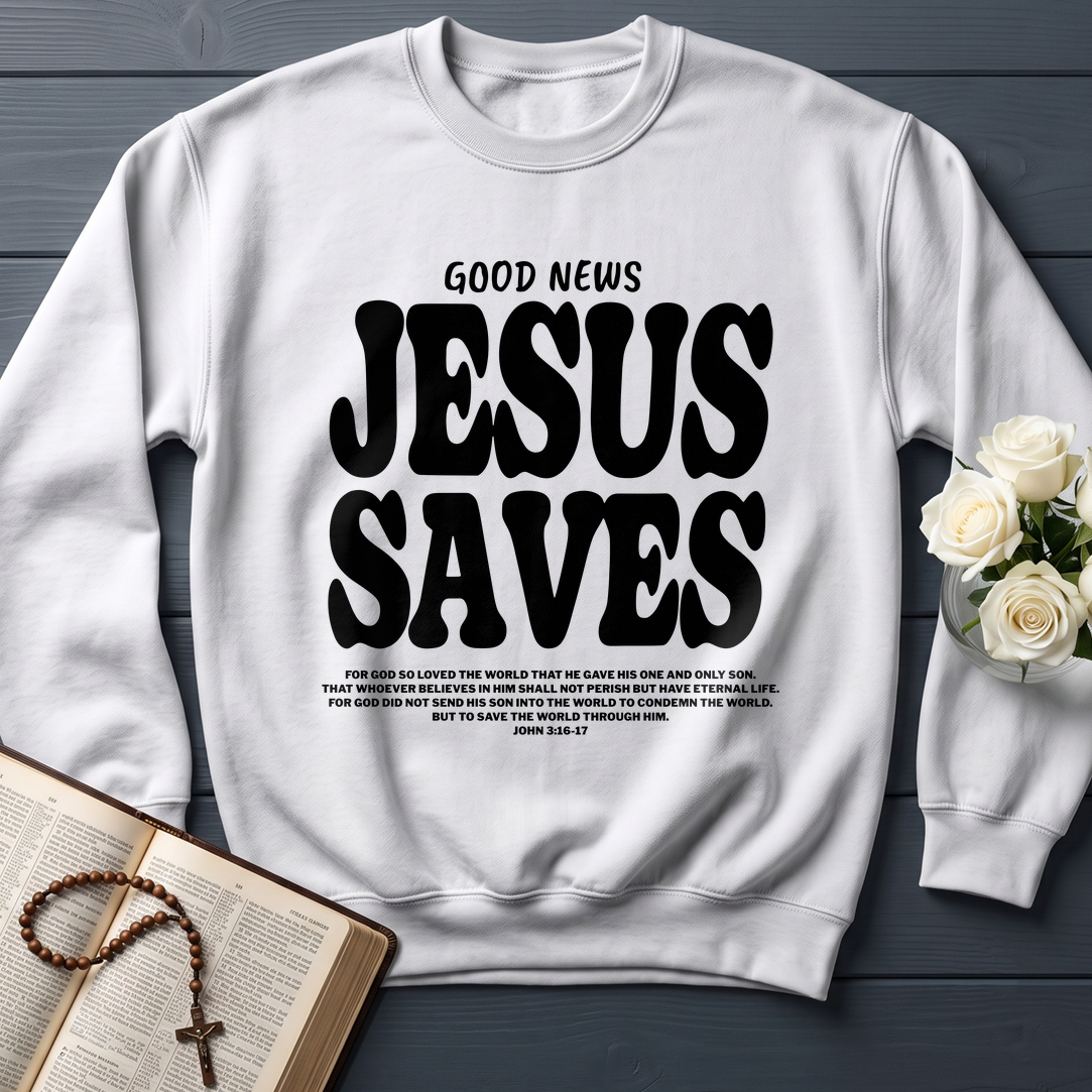 Good News Jesus Saves John 3.16-17 01
